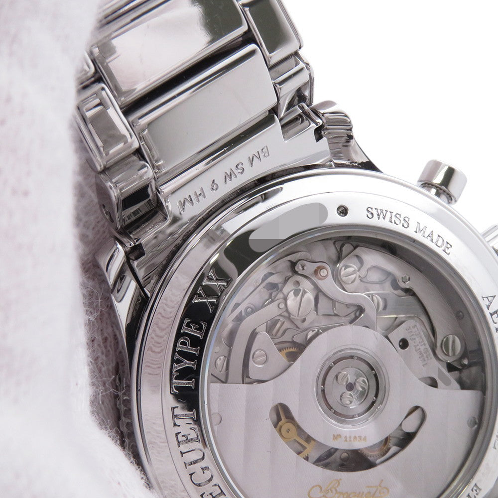 Breguet Type XX Aeronavale Japan Limited Edition (1000 bottles) W39mm Stainless Steel Blue Dial3807ST/J2/SW9