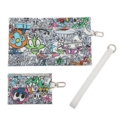 LOUIS VUITTON Trio Envelop White/MulticolorM82014 Monogram Comic Canvas