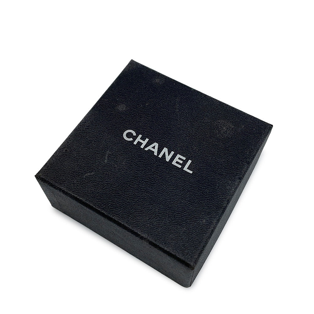 CHANEL CC Logo Brooch Gold Gold Plated