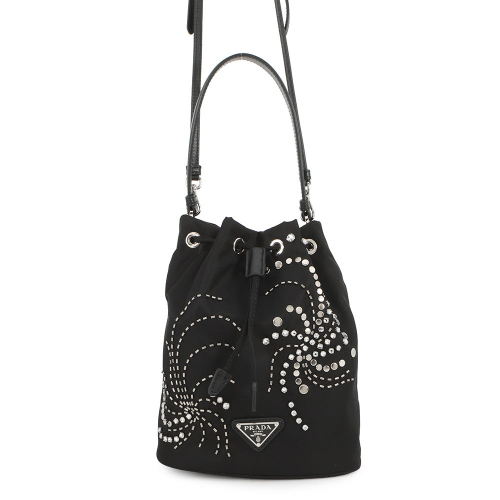 PRADA 1978 Re-Nylon Mini Bag Black1BE067 Nylon
