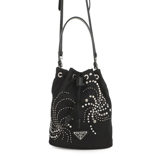 PRADA 1978 Re-Nylon Mini Bag Black1BE067 Nylon
