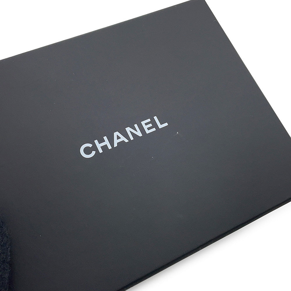 CHANEL CC Logo Matelasse Fragment Case BlackAP5015 Caviar Leather