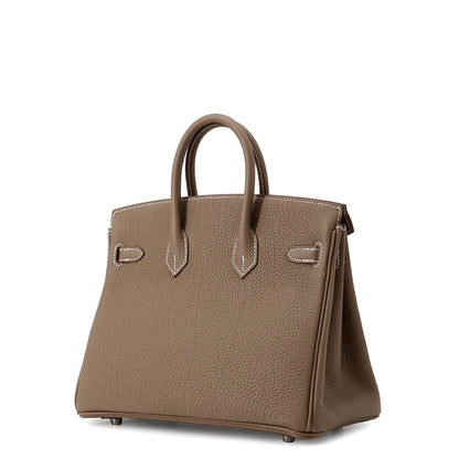 HERMES Birkin Etoupe Togo Leather Size 25