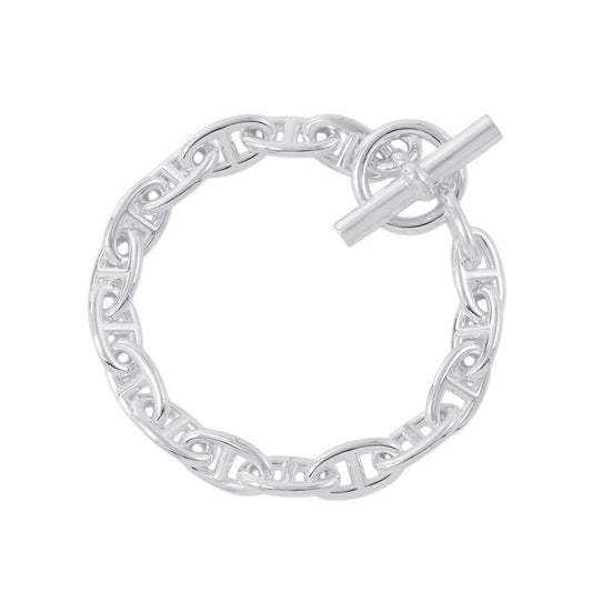 HERMES Chaine d'Ancre Bracelet 17 frames Size GM SV925