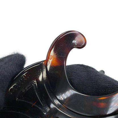 CELINE Hair Claw Size Large Dark Habana46Y856CST.19DT Acetate