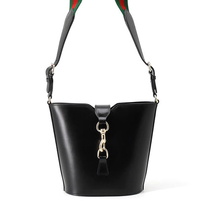 GUCCI Bucket Shoulder Bag Black782908 Leather Canvas