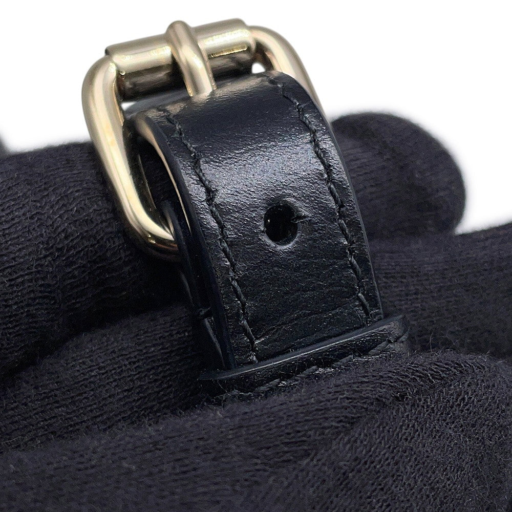 GUCCI Bucket Shoulder Bag Black782908 Leather Canvas