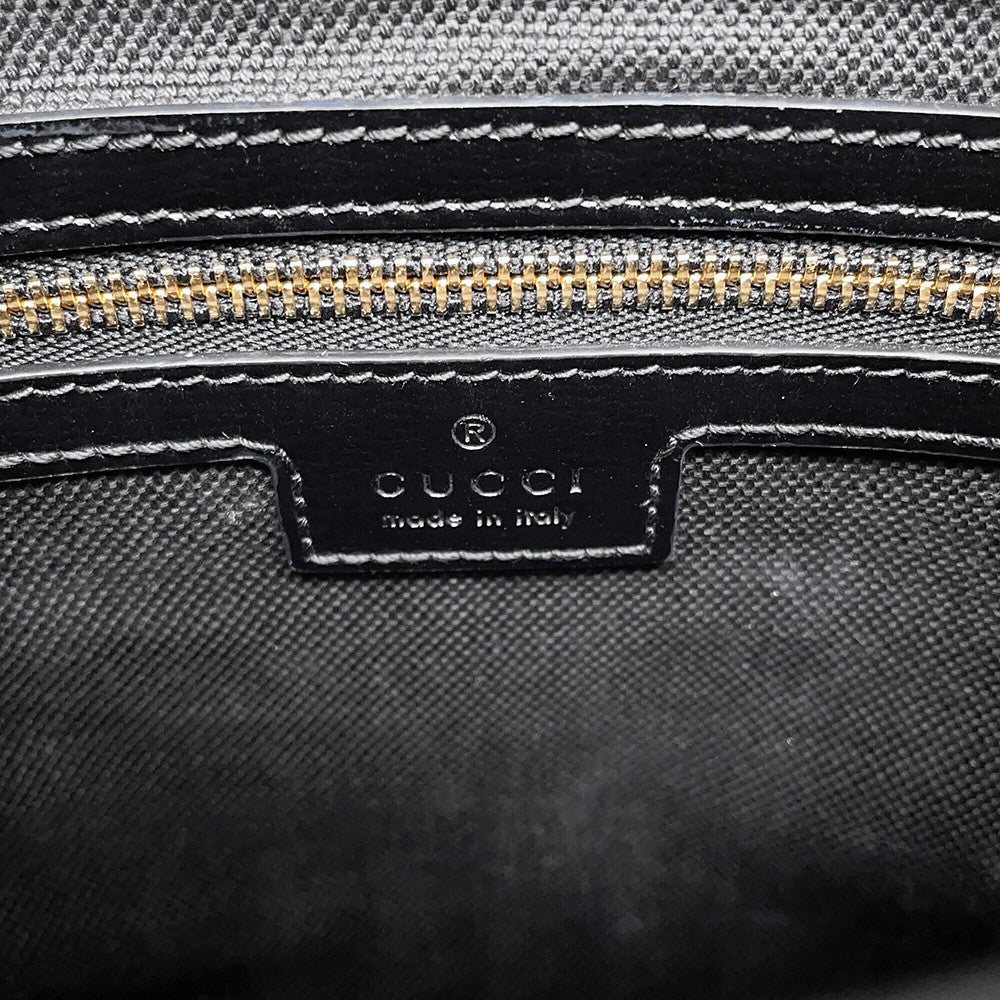 GUCCI Bucket Shoulder Bag Black782908 Leather Canvas