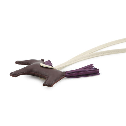 HERMES Rodeo RougeSellier/Violet/Craie Lambskin Size PM
