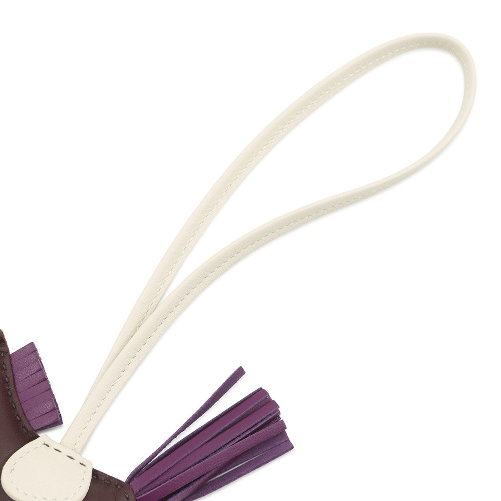 HERMES Rodeo RougeSellier/Violet/Craie Lambskin Size PM