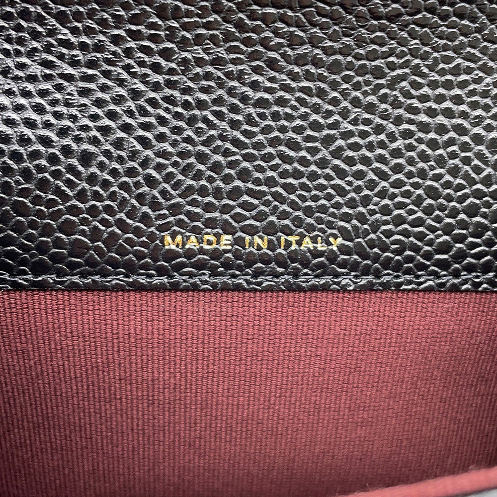 CHANEL Matelasse Classic Card Case BlackAP0214 Caviar Leather