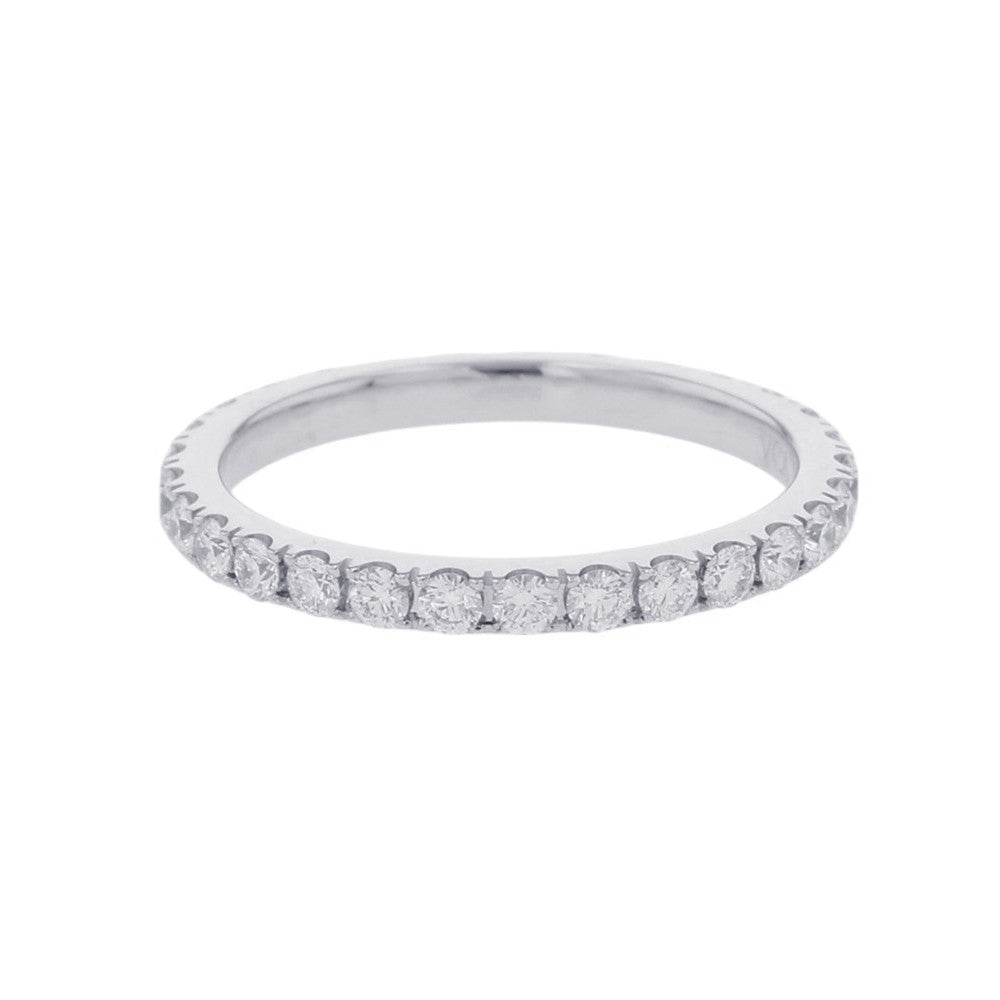 Van Cleef & Arpels Felicite Eternity Ring Size 51/#11VCARP7RG51/VCARP7RG00 18K White Gold