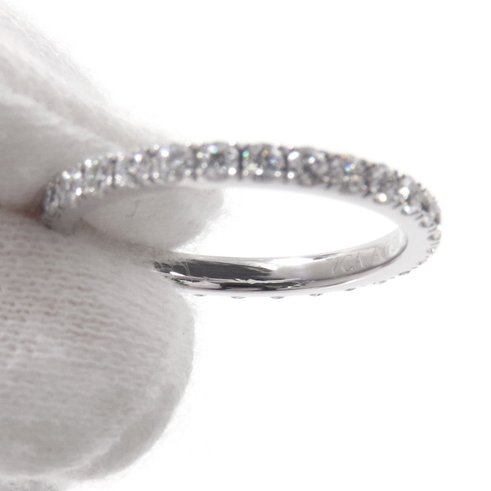 Van Cleef & Arpels Felicite Eternity Ring Size 51/#11VCARP7RG51/VCARP7RG00 18K White Gold