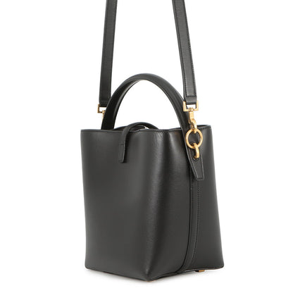 SAINT LAURENT PARIS LE 37 2WAY Handbag Black7490362R20W1000 Calf Leather Size Small