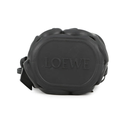 LOEWE Inflatable Pocket Shoulder Bag BlackC630G26X01 Rubber Leather