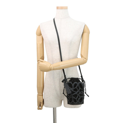 LOEWE Inflatable Pocket Shoulder Bag BlackC630G26X01 Rubber Leather