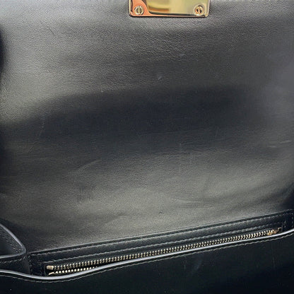 Valentino Garavani Cabana Studded 2wayBag Black/GreenMW2B0165VB2_D80 Leather Size Medium
