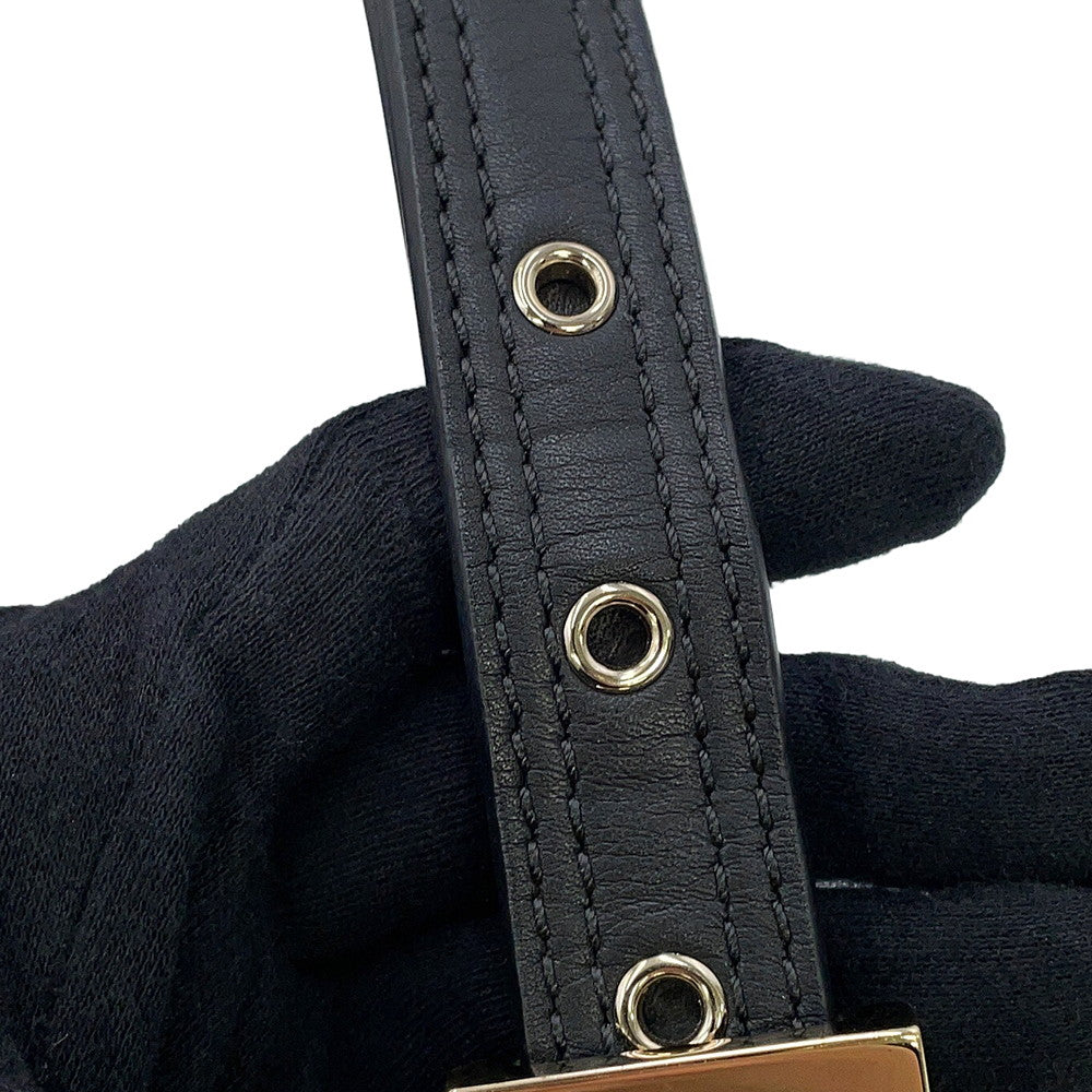 Valentino Garavani Cabana Studded 2wayBag Black/GreenMW2B0165VB2_D80 Leather Size Medium