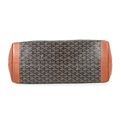 GOYARD Bellecious Black/Tan PVC Leather Size MM