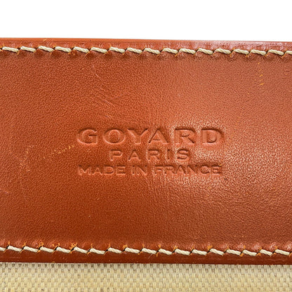 GOYARD Bellecious Black/Tan PVC Leather Size MM