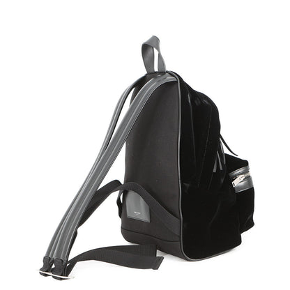 SAINT LAURENT PARIS City Backpack Black462807 Velour Leather