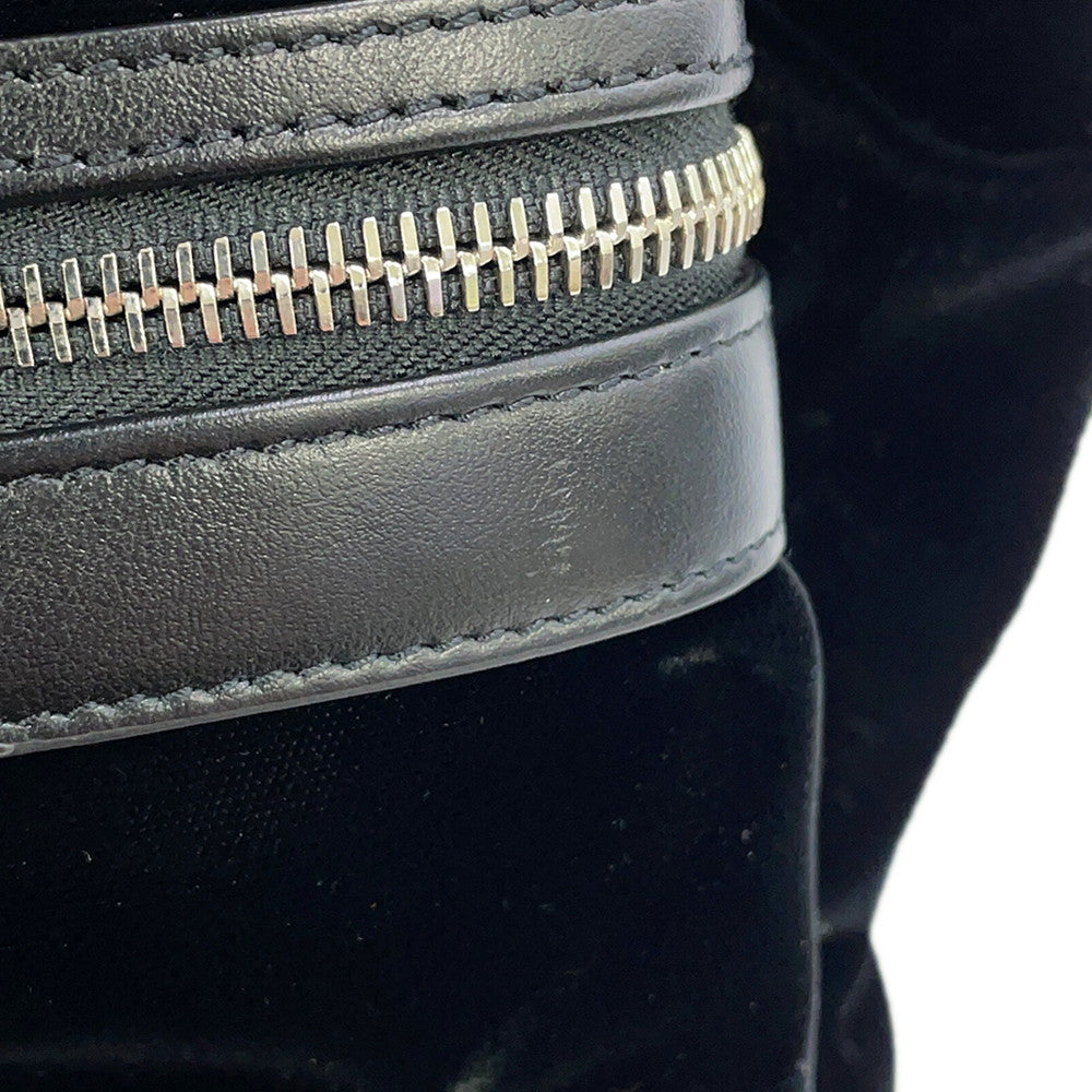 SAINT LAURENT PARIS City Backpack Black462807 Velour Leather