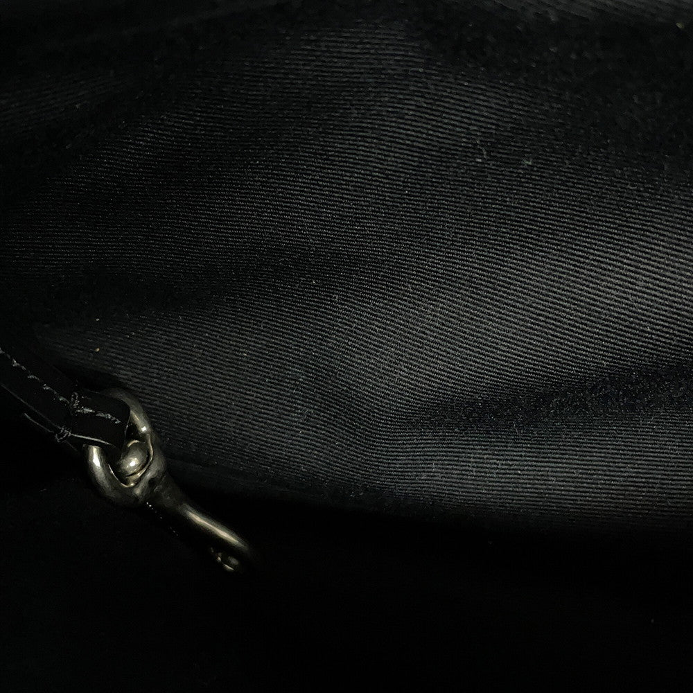 SAINT LAURENT PARIS City Backpack Black462807 Velour Leather