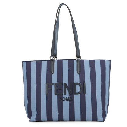 FENDI Go-to-Shopper Tote Navy/Blue7VA610 Canvas Leather