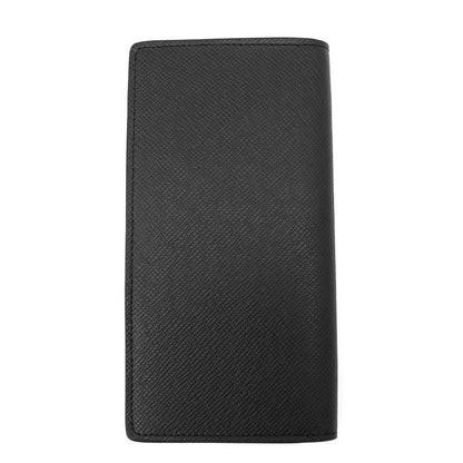 LOUIS VUITTON Portefeuille Brazza Noir/BlueM30791 Taiga Leather/V-Shape
