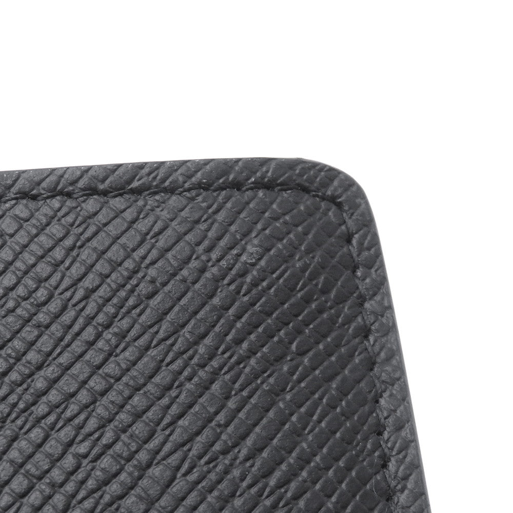LOUIS VUITTON Portefeuille Brazza Noir/BlueM30791 Taiga Leather/V-Shape