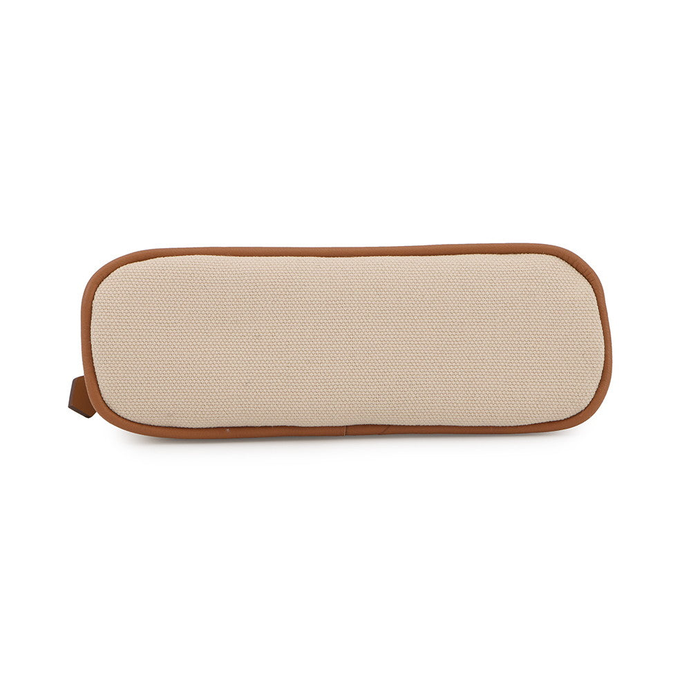 HERMES Bolide Pouch NaturalH103772M 01 Cotton Canvas Size Mini mini