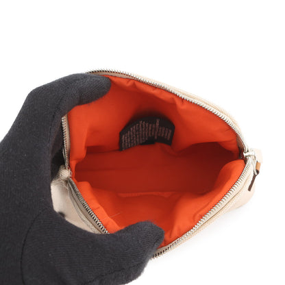 HERMES Bolide Pouch NaturalH103772M 01 Cotton Canvas Size Mini mini