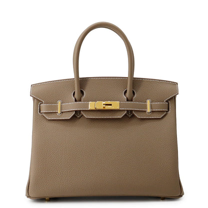 HERMES Birkin Etoupe Togo Leather Size 30