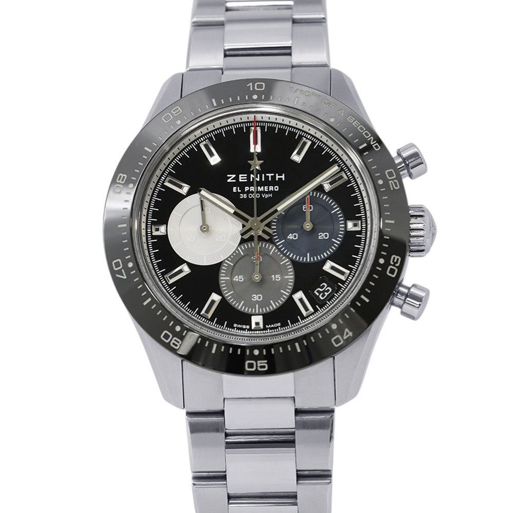 ZENITH Chronomaster Sports W41mm Stainless Steel Black Dial03.3100.3600/21.M3100