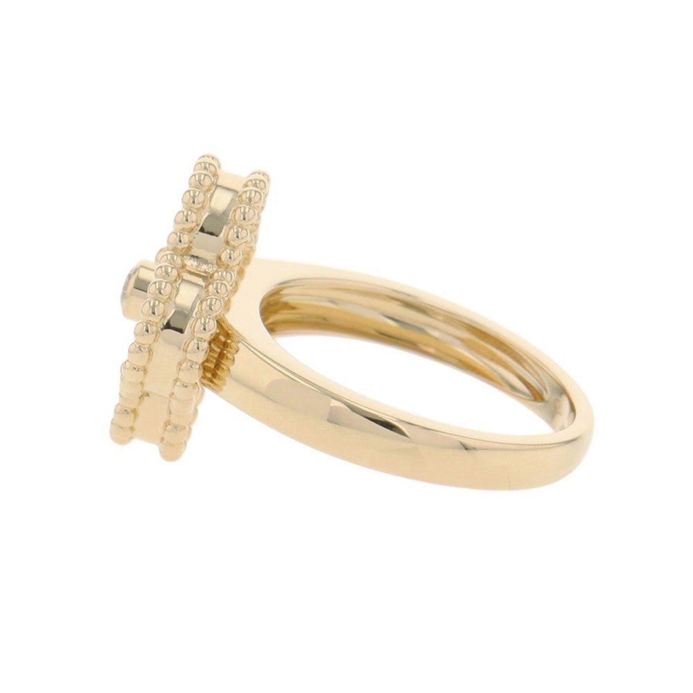 Van Cleef & Arpels Vintage Alhambra Ring Size 49/#9VCARA41051/VCARA41000 18K Yellow Gold