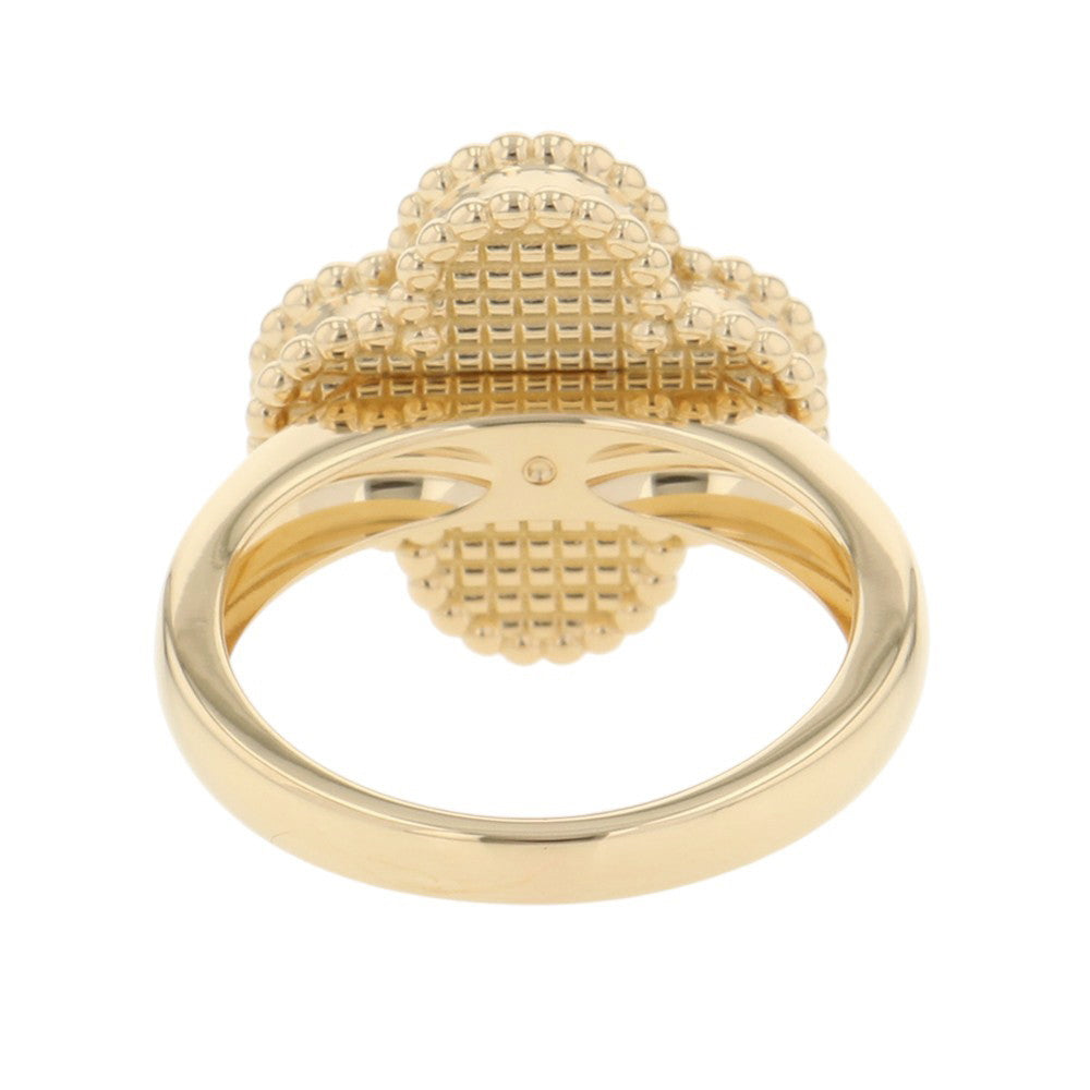 Van Cleef & Arpels Vintage Alhambra Ring Size 49/#9VCARA41051/VCARA41000 18K Yellow Gold