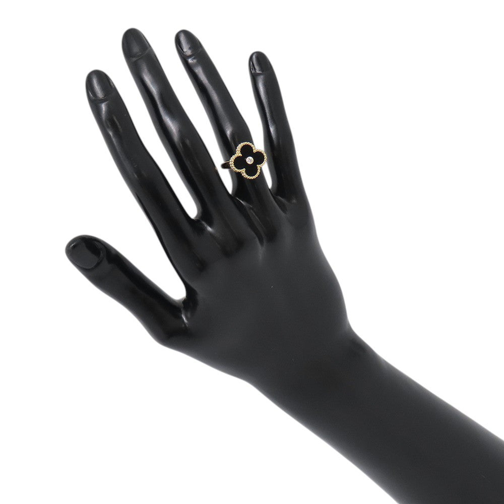 Van Cleef & Arpels Vintage Alhambra Ring Size 49/#9VCARA41051/VCARA41000 18K Yellow Gold