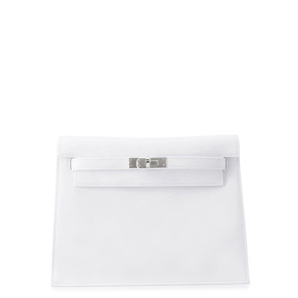 HERMES Kelly dance 2 New White Swift Leather