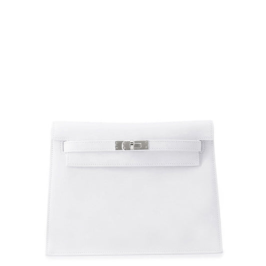 HERMES Kelly dance 2 New White Swift Leather