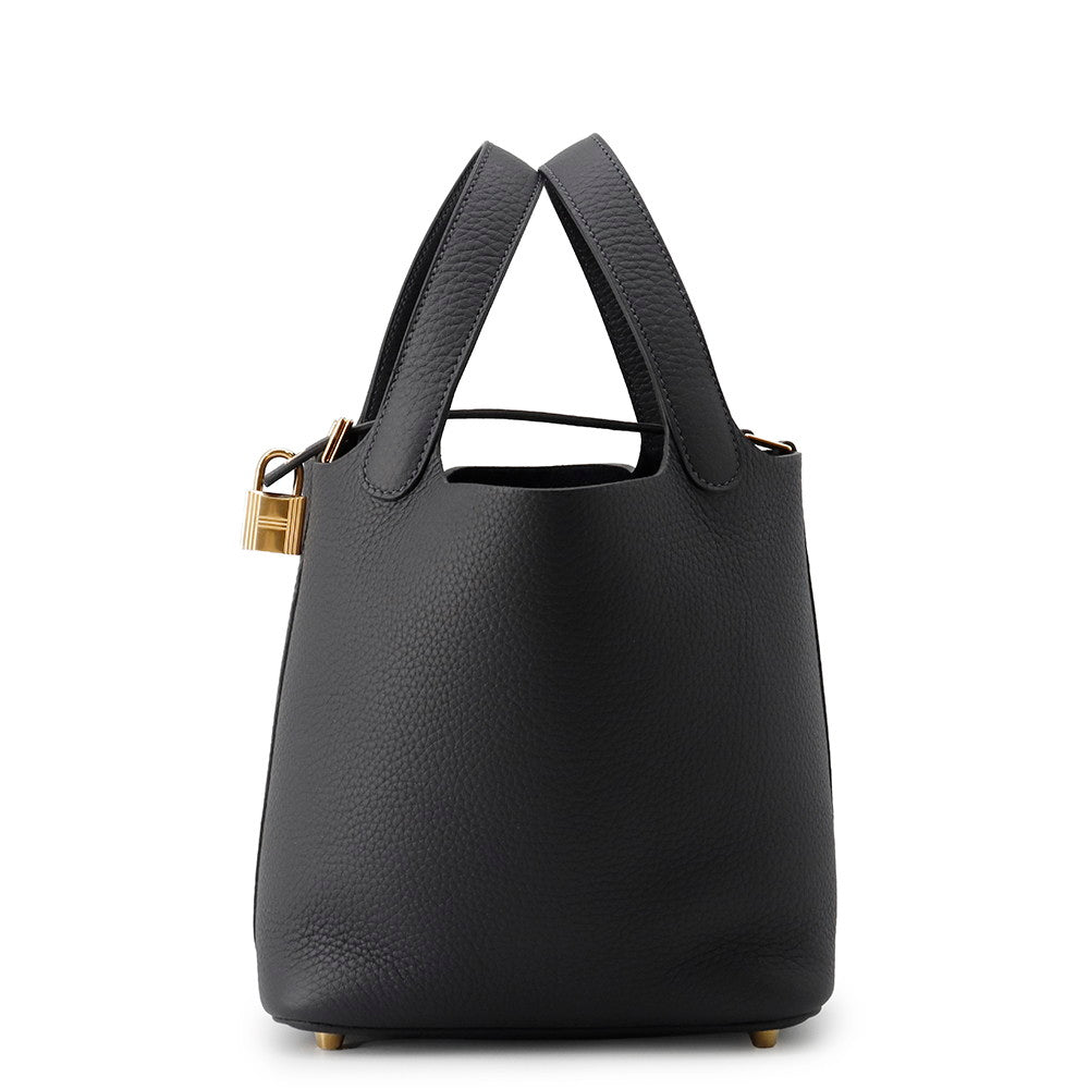 HERMES Picotin Lock Caban Taurillon Clemence Size PM