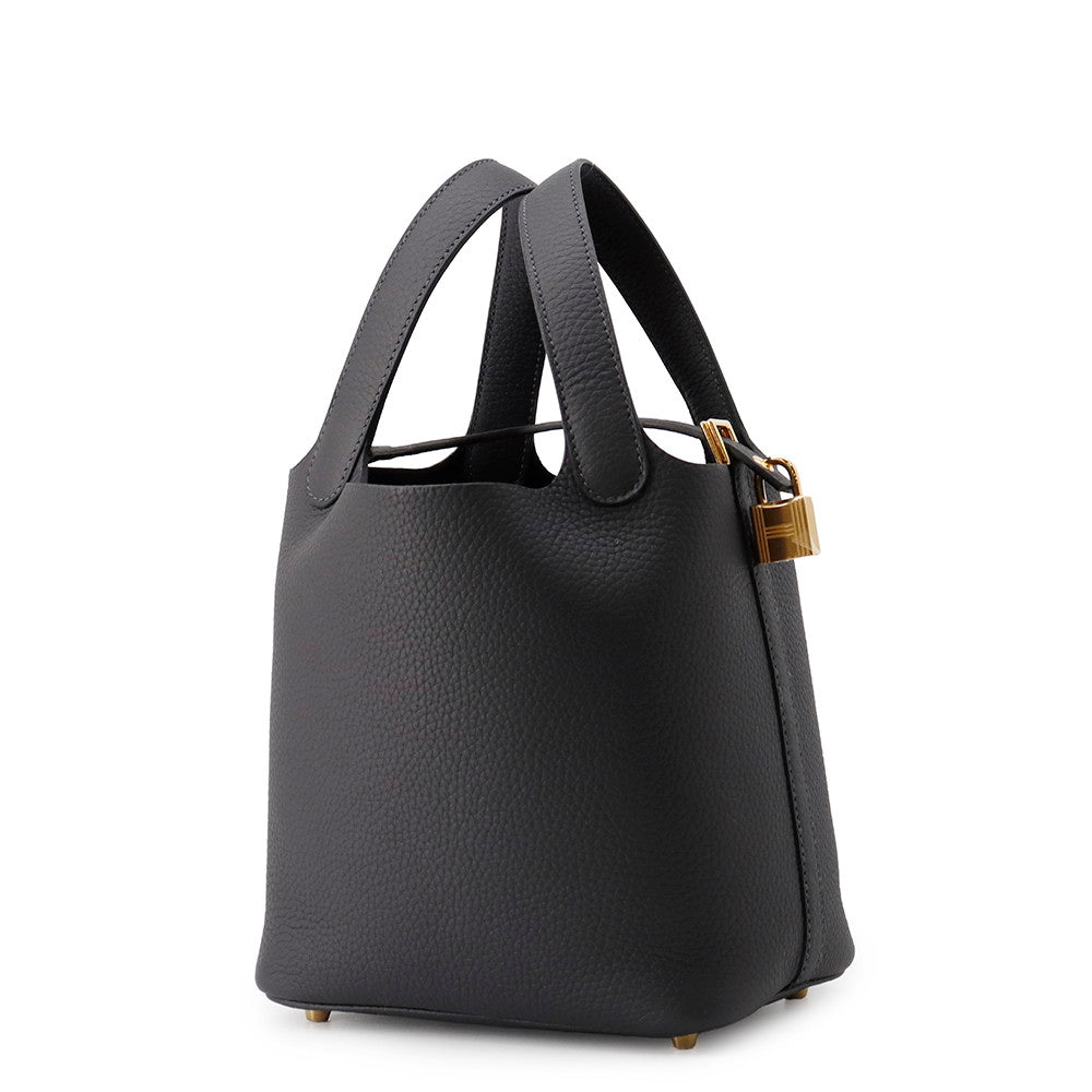 HERMES Picotin Lock Caban Taurillon Clemence Size PM