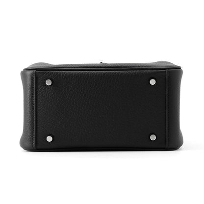 HERMES Lindy Black Taurillon Clemence Size Mini
