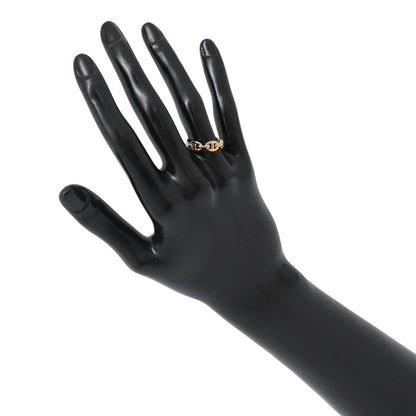HERMES Chaine d'Ancre Anchene Ring Size PM/52/#12 18K Pink Gold