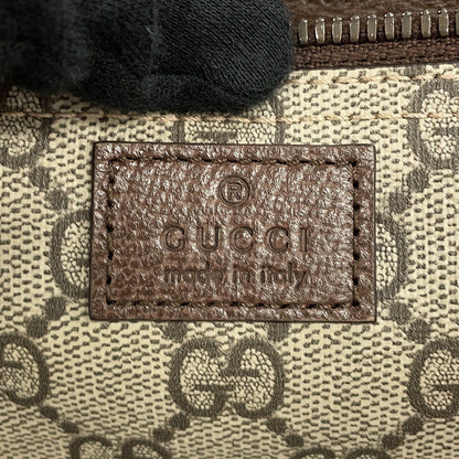 GUCCI Ophidia Savoy Duffle Bag Beige/Brown760227 GG Supreme Leather