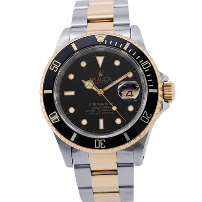 ROLEX Submariner Date W40mm Stainless Steel K18YG Black Dial16613