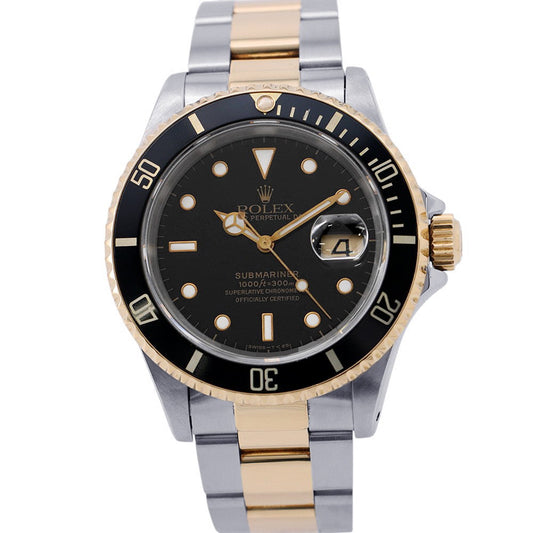 ROLEX Submariner Date W40mm Stainless Steel K18YG Black Dial16613