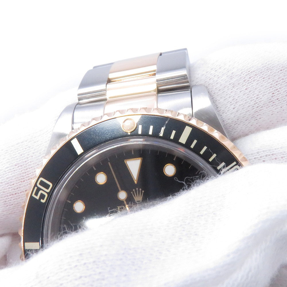 ROLEX Submariner Date W40mm Stainless Steel K18YG Black Dial16613