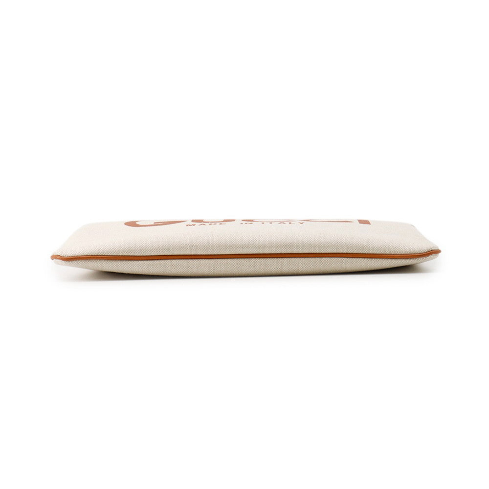 GUCCI Clutch Bag Beige/Brown777165 Canvas Leather