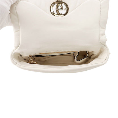 GUCCI GG Milano Mini Top Handle Bag White806017 Leather