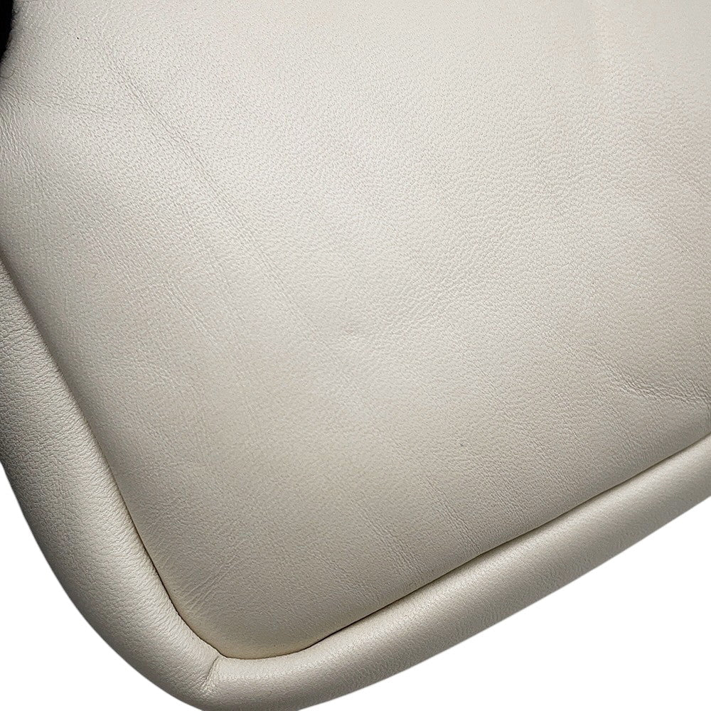 GUCCI GG Milano Mini Top Handle Bag White806017 Leather